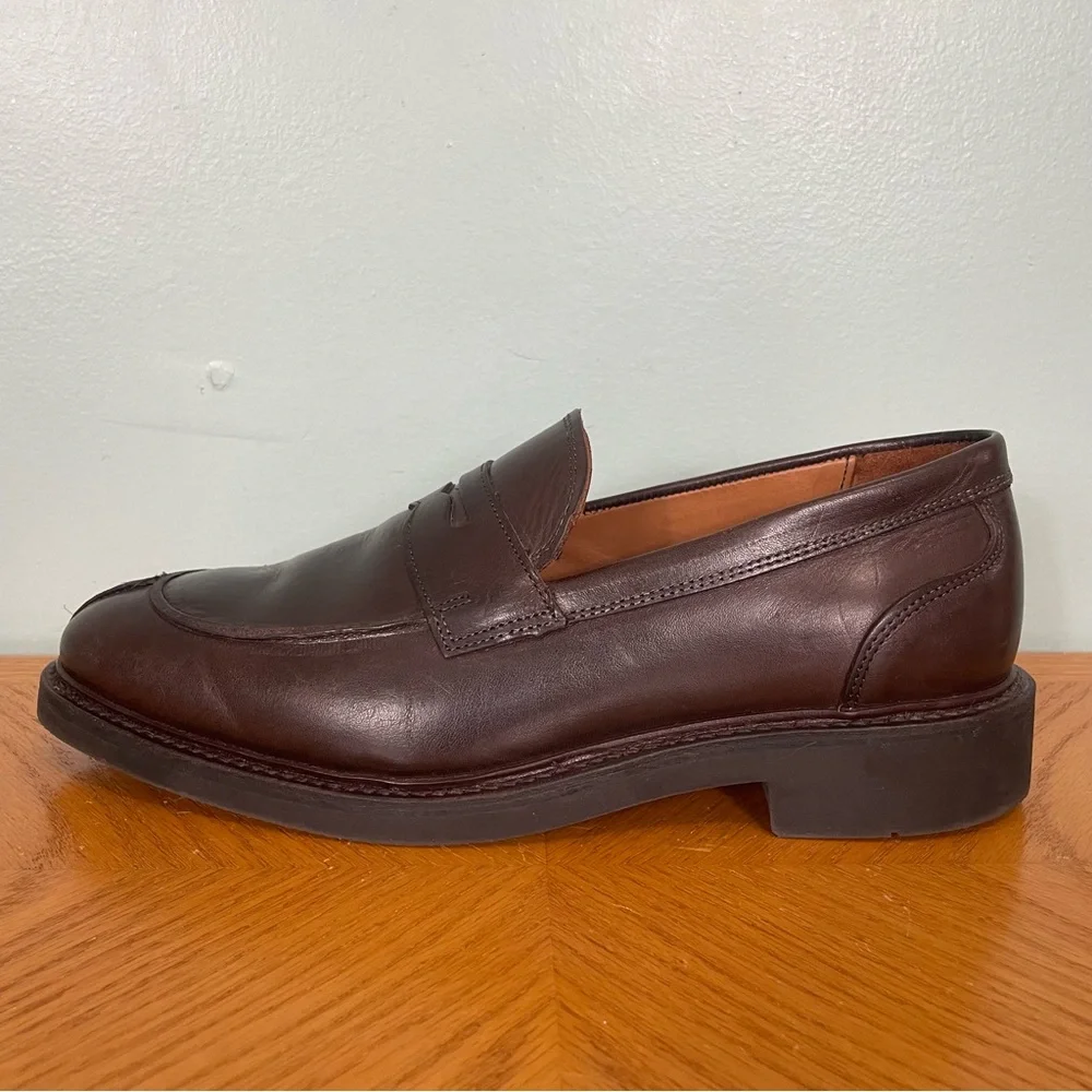 Allen Edmonds Denali Penny Loafers Men Size 9 Chocolate Brown 5780